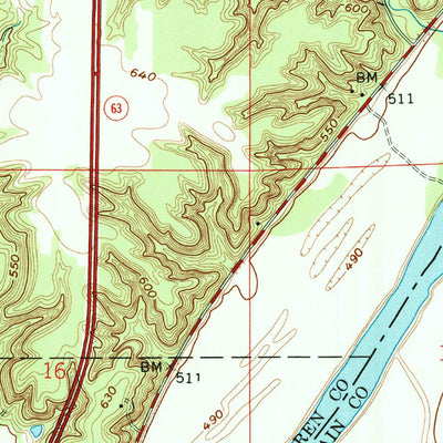 United States Geological Survey Covington, IN (1958, 24000-Scale) digital map