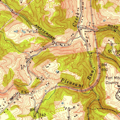 United States Geological Survey Covington, KY-OH (1955, 24000-Scale) digital map