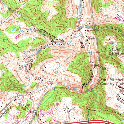 United States Geological Survey Covington, KY-OH (1961, 24000-Scale) digital map