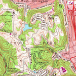 United States Geological Survey Covington, KY-OH (1961, 24000-Scale) digital map