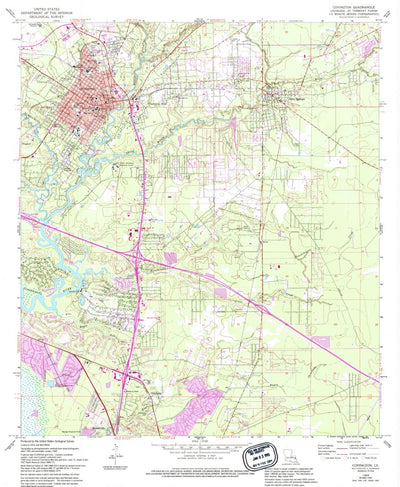 United States Geological Survey Covington, LA (1968, 24000-Scale) digital map