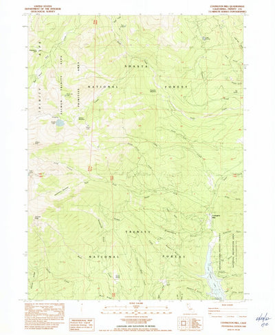 United States Geological Survey Covington Mill, CA (1982, 24000-Scale) digital map