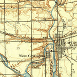 United States Geological Survey Covington, OH (1911, 62500-Scale) digital map