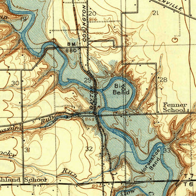 United States Geological Survey Covington, OH (1911, 62500-Scale) digital map