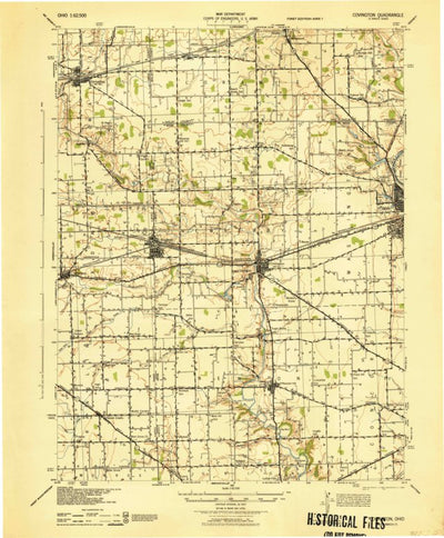 United States Geological Survey Covington, OH (1944, 62500-Scale) digital map