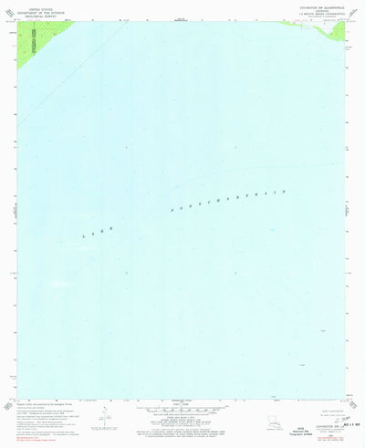 United States Geological Survey Covington SW, LA (1968, 24000-Scale) digital map