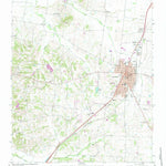 United States Geological Survey Covington, TN (1972, 24000-Scale) digital map