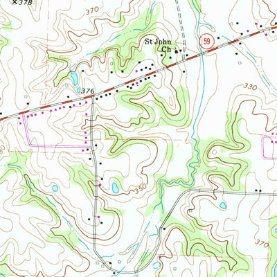 United States Geological Survey Covington, TN (1972, 24000-Scale) digital map