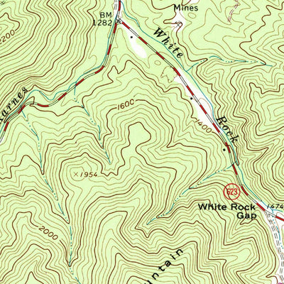 United States Geological Survey Covington, VA (1962, 24000-Scale) digital map