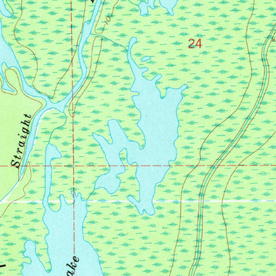 United States Geological Survey Cow Bayou, LA (1969, 24000-Scale) digital map