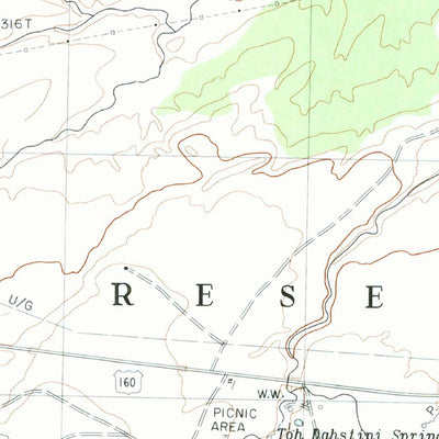 United States Geological Survey Cow Butte, AZ-UT (1982, 24000-Scale) digital map
