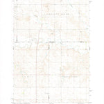 United States Geological Survey Cow Butte, ND-SD (1974, 24000-Scale) digital map