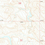United States Geological Survey Cow Butte, ND-SD (1974, 24000-Scale) digital map