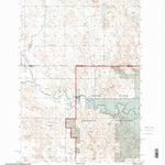 United States Geological Survey Cow Butte NE, SD-ND (1998, 24000-Scale) digital map