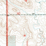 United States Geological Survey Cow Butte NE, SD-ND (1998, 24000-Scale) digital map
