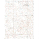 United States Geological Survey Cow Butte SE, SD (1983, 24000-Scale) digital map