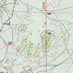 United States Geological Survey Cow Creek Mountain, WY (1992, 24000-Scale) digital map