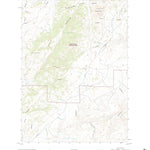 United States Geological Survey Cow Creek Mountain, WY (2021, 24000-Scale) digital map