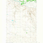 United States Geological Survey Cow Creek, MT (1964, 24000-Scale) digital map