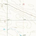 United States Geological Survey Cow Creek, MT (1964, 24000-Scale) digital map