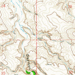 United States Geological Survey Cow Creek, MT (1964, 24000-Scale) digital map