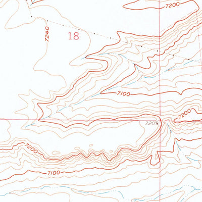 United States Geological Survey Cow Creek Ranch, WY (1961, 24000-Scale) digital map