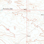 United States Geological Survey Cow Creek Reservoir SW, WY-CO (1970, 24000-Scale) digital map