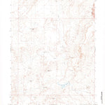 United States Geological Survey Cow Creek Reservoir, WY (1970, 24000-Scale) digital map