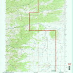 United States Geological Survey Cow Creek, UT (2002, 24000-Scale) digital map