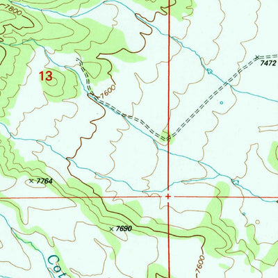 United States Geological Survey Cow Creek, UT (2002, 24000-Scale) digital map