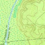 United States Geological Survey Cow Hell Swamp, GA (1974, 24000-Scale) digital map