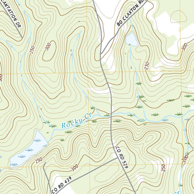 United States Geological Survey Cow Hell Swamp, GA (2020, 24000-Scale) digital map