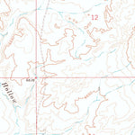 United States Geological Survey Cow Hollow Creek, WY (1969, 24000-Scale) digital map
