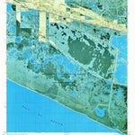 United States Geological Survey Cow Island, LA (1979, 24000-Scale) digital map