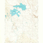 United States Geological Survey Cow Lakes, OR (1969, 24000-Scale) digital map
