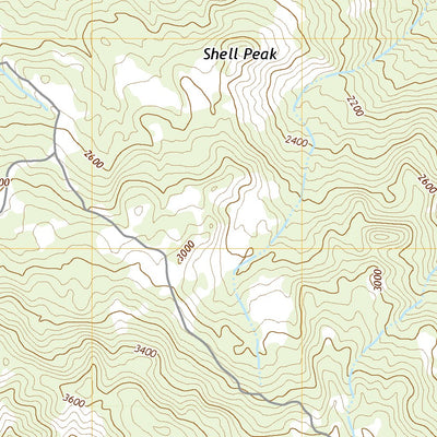 United States Geological Survey Cow Mountain, CA (2021, 24000-Scale) digital map