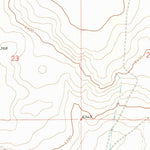 United States Geological Survey Cow Mountain, NM (1972, 24000-Scale) digital map