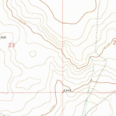 United States Geological Survey Cow Mountain, NM (1972, 24000-Scale) digital map