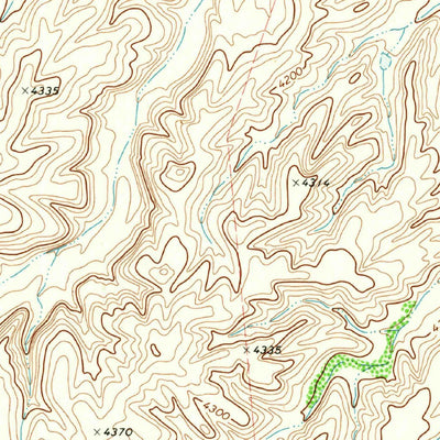 United States Geological Survey Cow Mountain, TX (1973, 24000-Scale) digital map