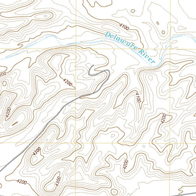 United States Geological Survey Cow Mountain, TX (2022, 24000-Scale) digital map