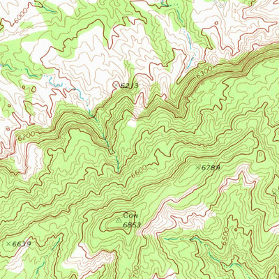 United States Geological Survey Cow Springs, AZ (1970, 24000-Scale) digital map