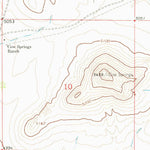 United States Geological Survey Cow Springs Mountain, NM (1963, 24000-Scale) digital map