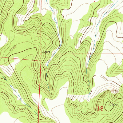 United States Geological Survey Cow Springs, NM (1972, 24000-Scale) digital map