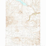 United States Geological Survey Cow Valley East, OR (1990, 24000-Scale) digital map