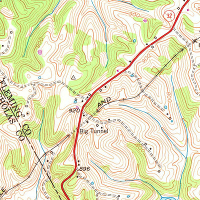 United States Geological Survey Cowan, KY (1952, 24000-Scale) digital map