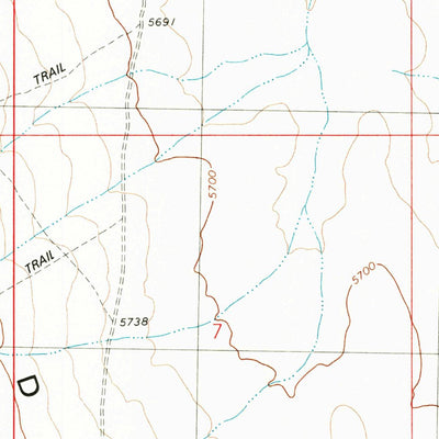 United States Geological Survey Cowan Reservoir, ID (1979, 24000-Scale) digital map
