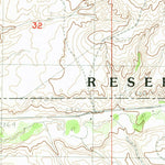 United States Geological Survey Cowan Reservoir, MT (1984, 24000-Scale) digital map