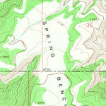 United States Geological Survey Cowboy Bench, UT (1968, 24000-Scale) digital map