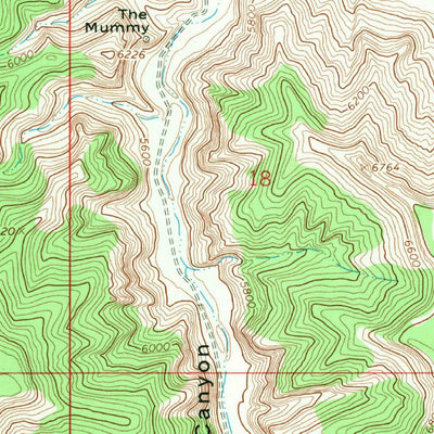 United States Geological Survey Cowboy Bench, UT (1968, 24000-Scale) digital map