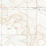 United States Geological Survey Cowboy Mesa NE, NM (1981, 24000-Scale) digital map